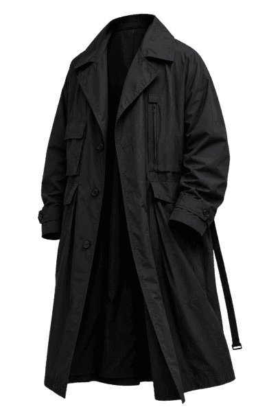 Heavyweight Nylon Trench